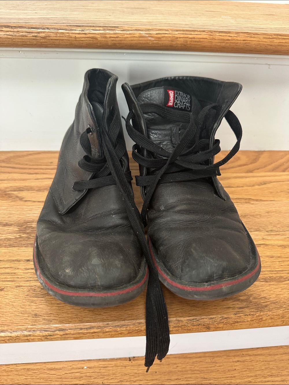 Camper size 10 black Boots 36493-001 CK 44